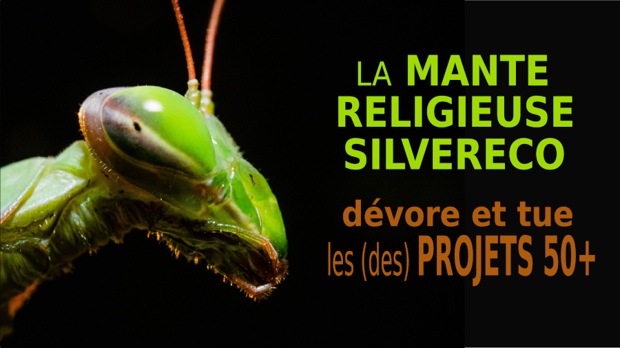 La Mante Religieuse SilverEco dévore et tue les (des) projets 50+